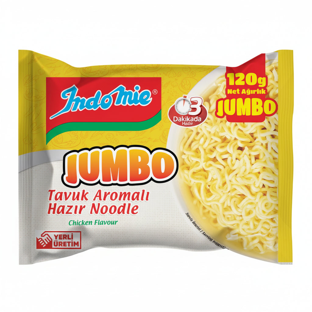 Indomie Jumbo Tavuk Çeşnili 120 Gr