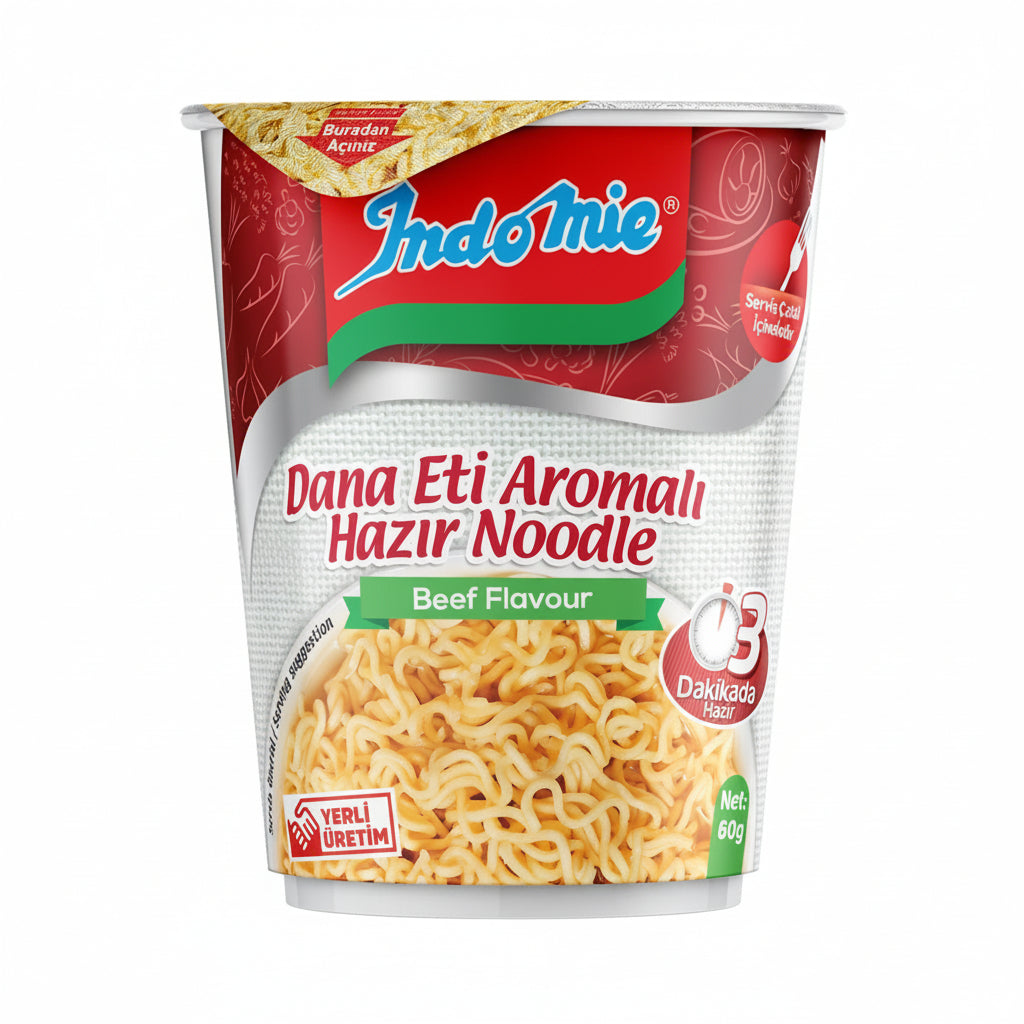 İndomie Bardak Dana Etli 60 Gr