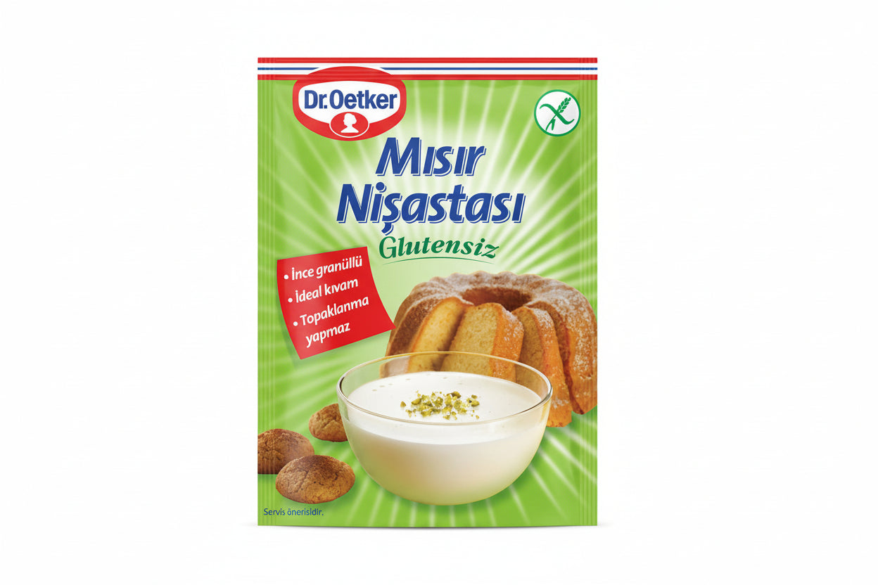 Dr. Oetker Mısır Nişastası Glutensiz 150g