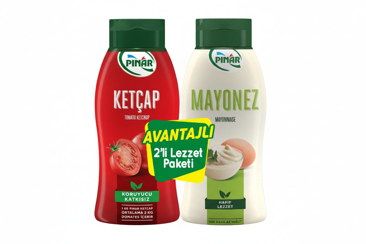 Pınar Ketçap-Mayonez Az Yağlı