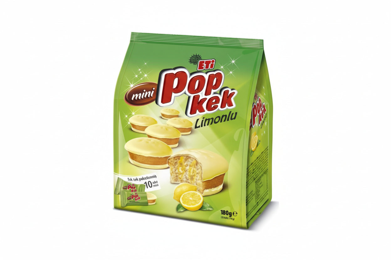 Eti Pop Kek Mini Limonlu 10'lu