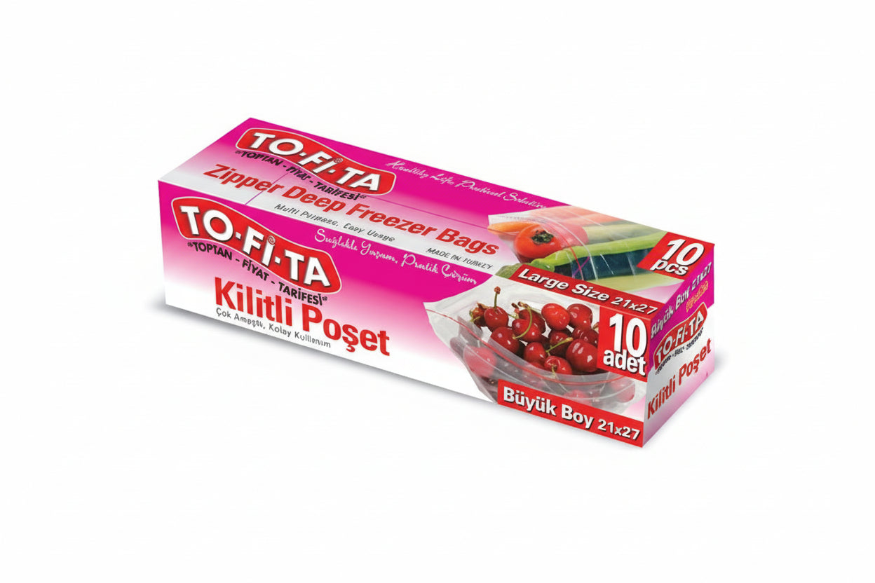 Tofita Kilitli Buzdolabı Poşeti Büyük - Batman Sanal Market