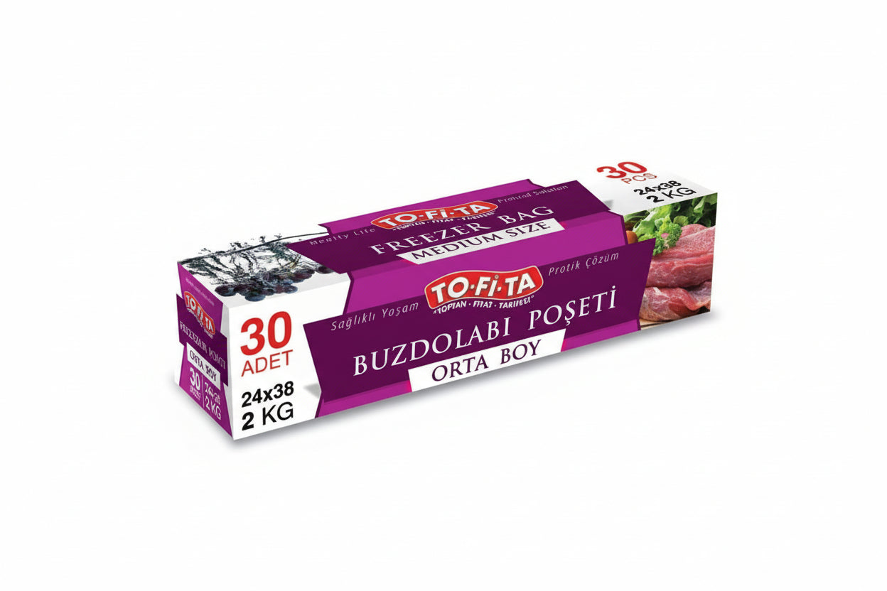 Tofita Kilitli Buzdolabı Poşeti Orta Boy - Batman Sanal Market