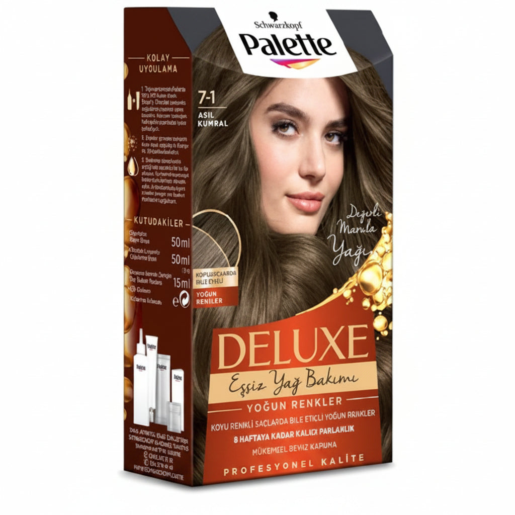 Palette Deluxe 7-1 Asil Kumral Saç Boyası