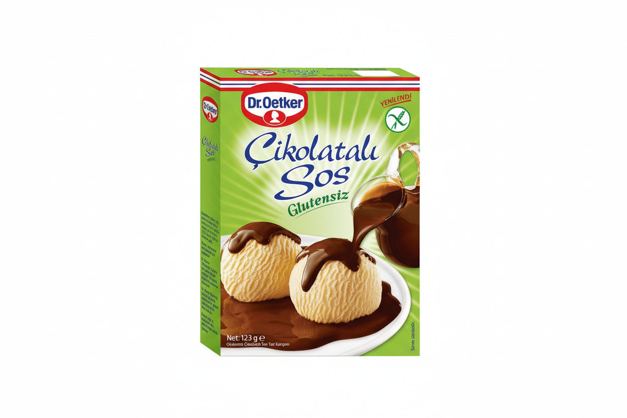 Dr. Oetker Çikolatalı Sos Glutensiz 123 Gr