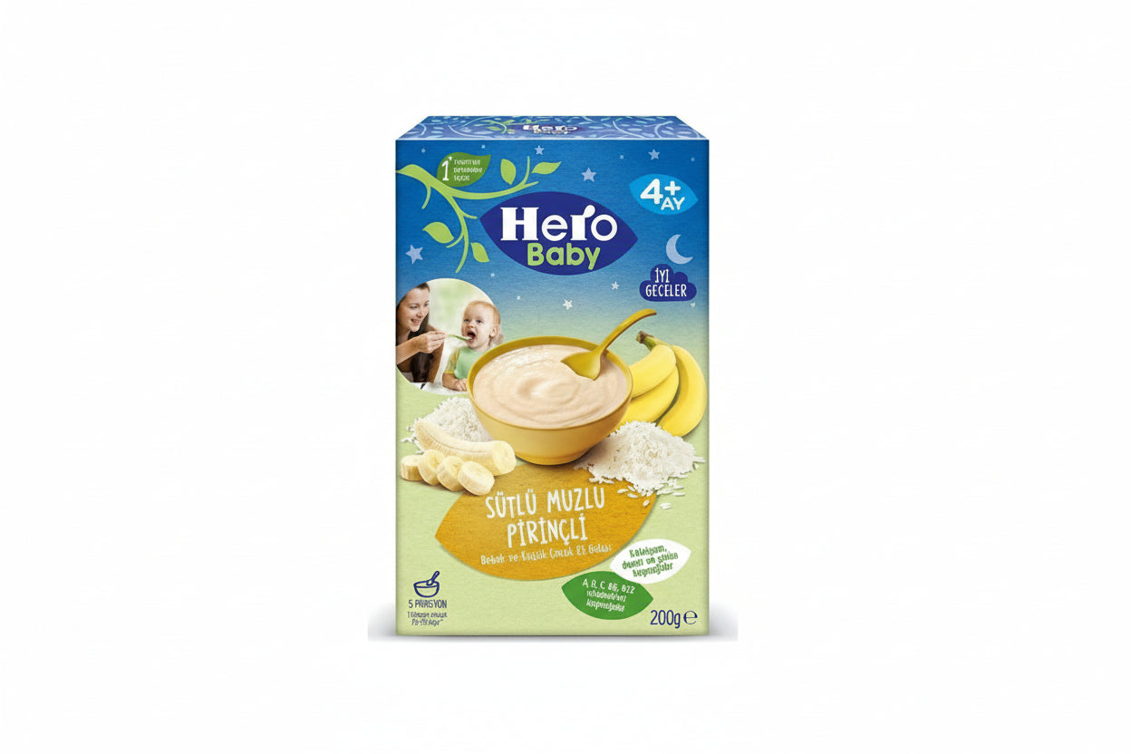 Ülker Hero Baby Sütlü Muzlu Pirinçli 200 Gr