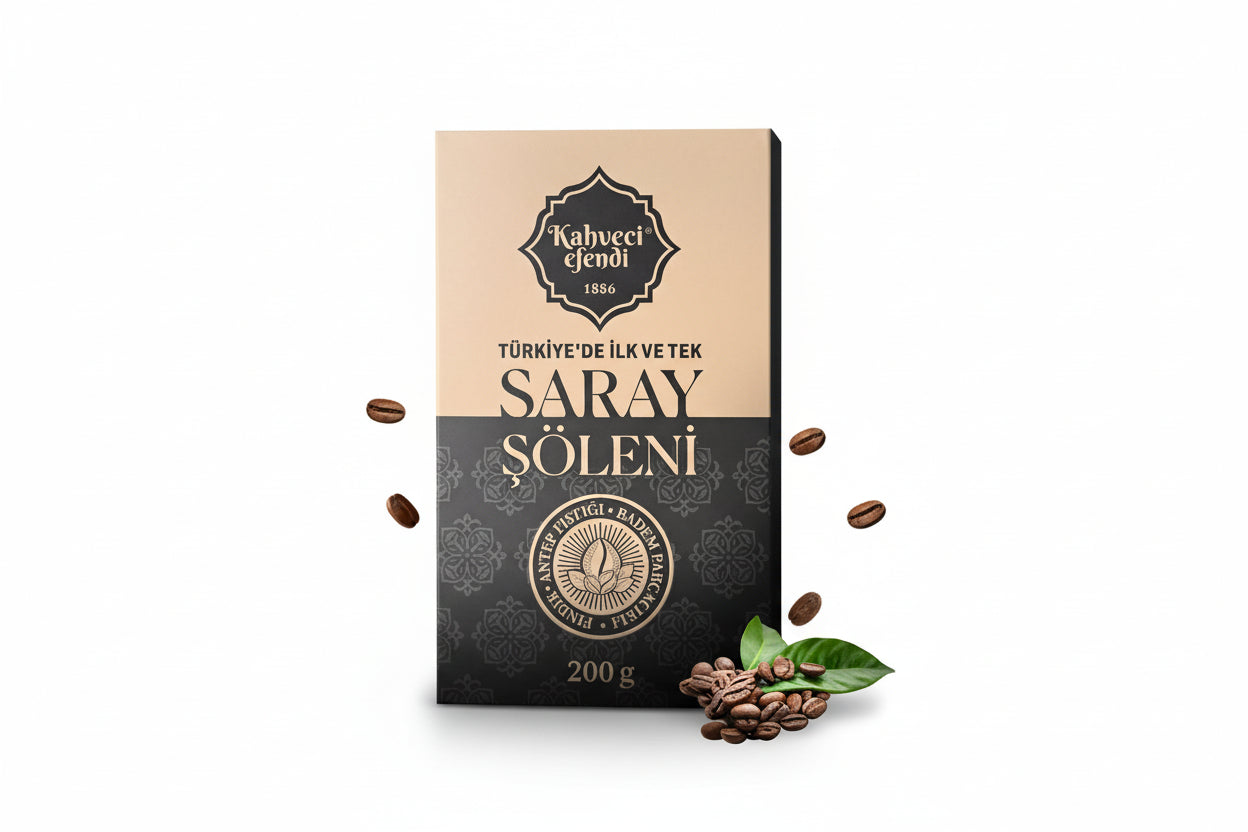 Saray Şöleni Kahve (Antep Fıstığı, Badem Parçacıklı, Fındık ) 200 g