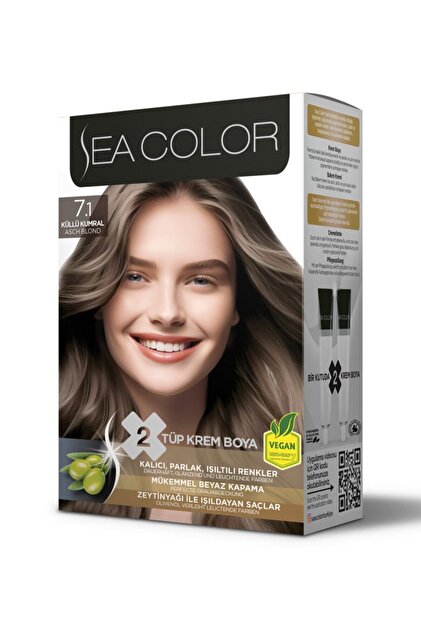 Sea Color Saç Boyası 7-1 Küllü Kumral - Batman Sanal Market