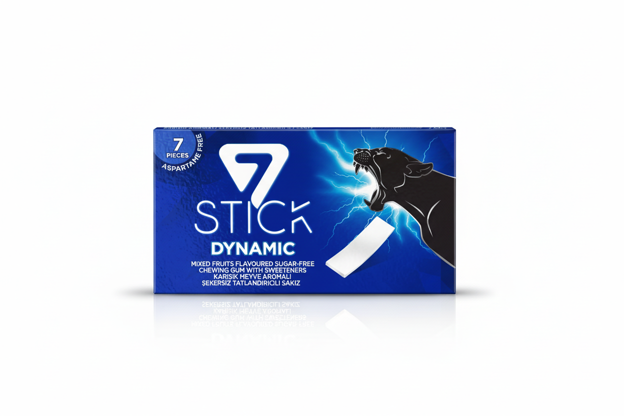 7 Stick Sakız Dynamic 14,5 Gr - Batman Sanal Market