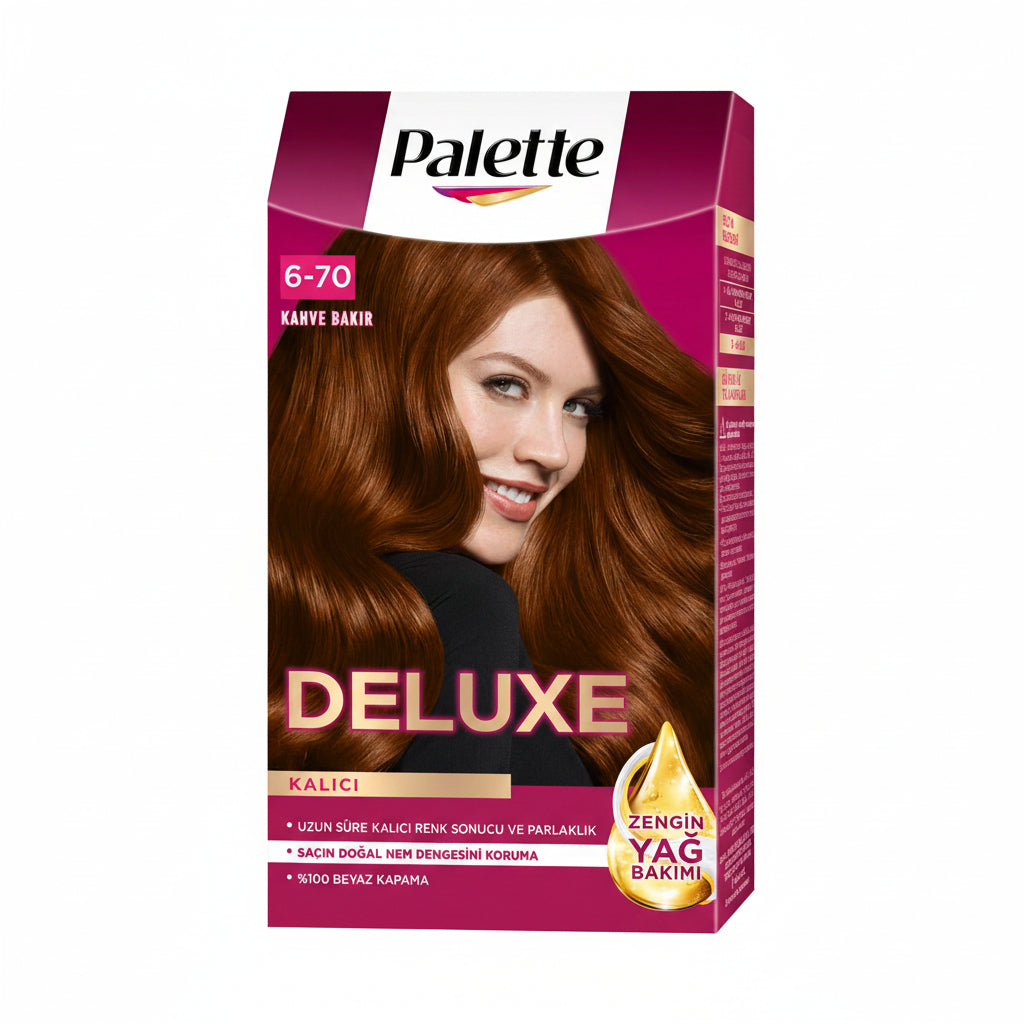 Palette Deluxe 6-70 Kahve Bakır Saç Boyası - Batman Sanal Market