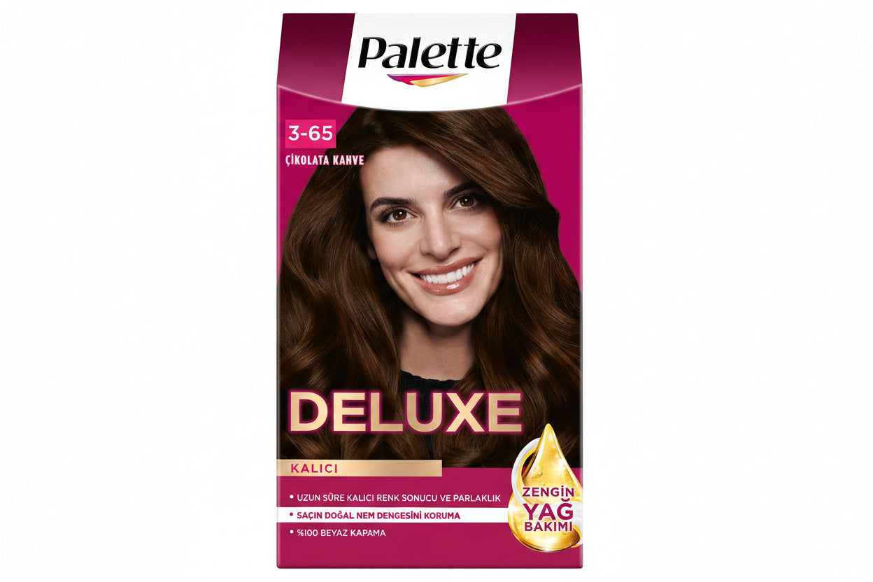 Palette Deluxe 3-65 Çikolata Kahve Saç Boyası - Batman Sanal Market
