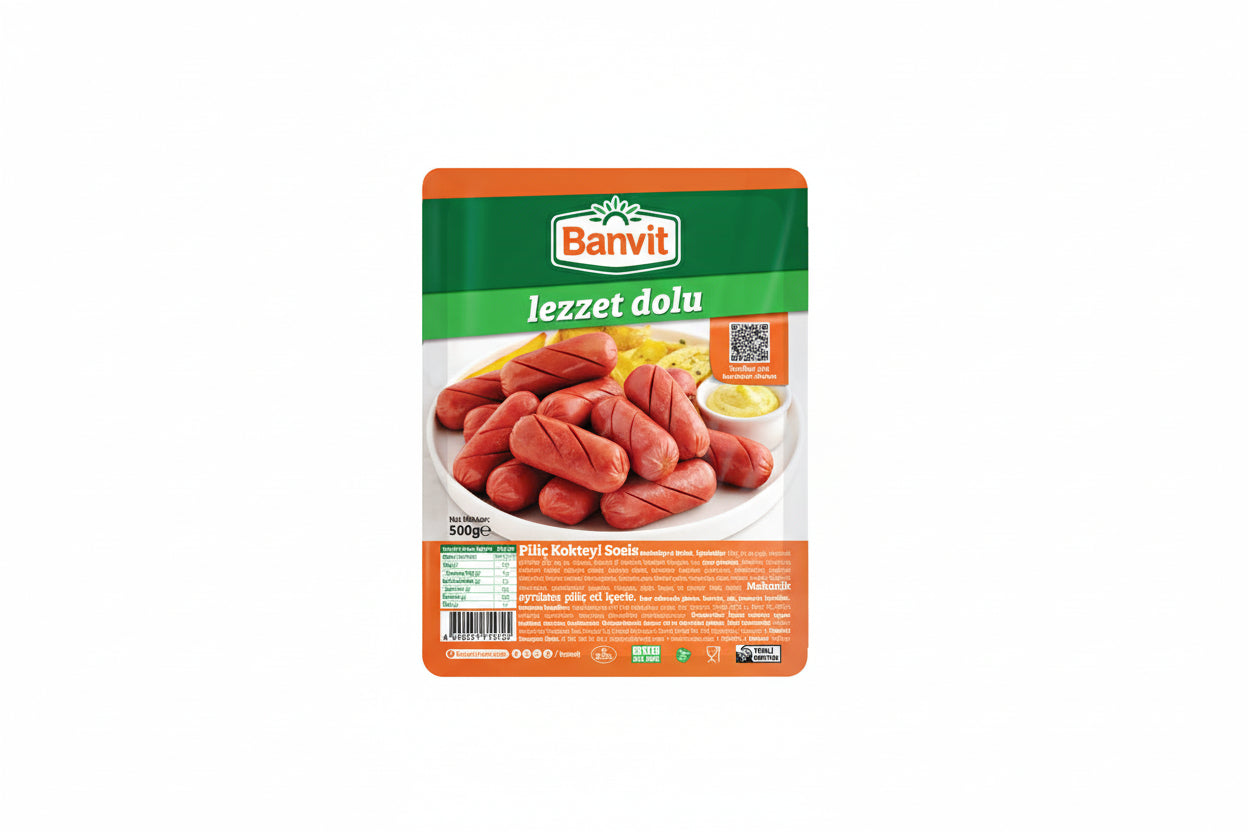 Banvit Piliç Kokteyl Sosis 500 Gr