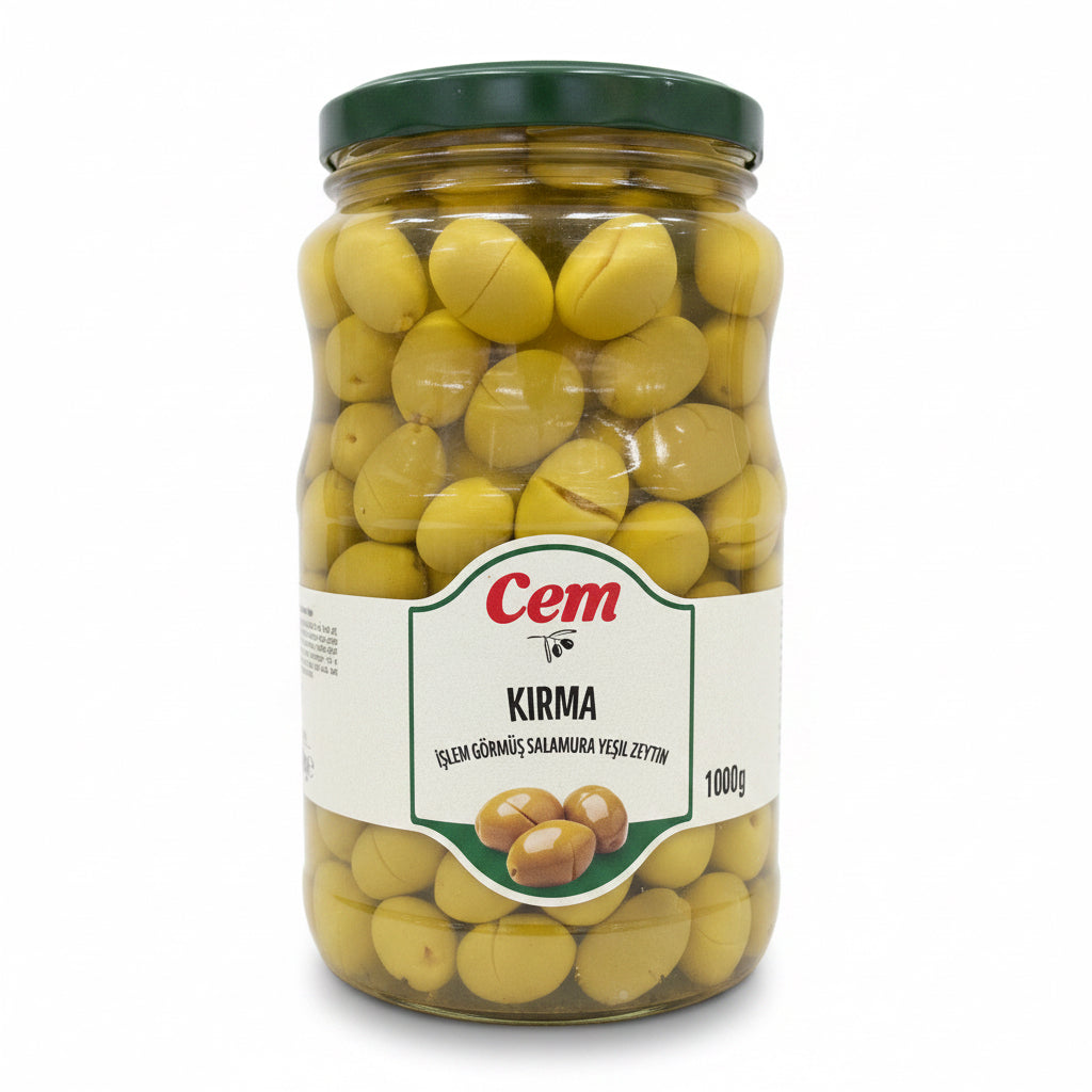Cem Yeşil Zeytin Kırma 1000 Gr Batman Sanal Market
