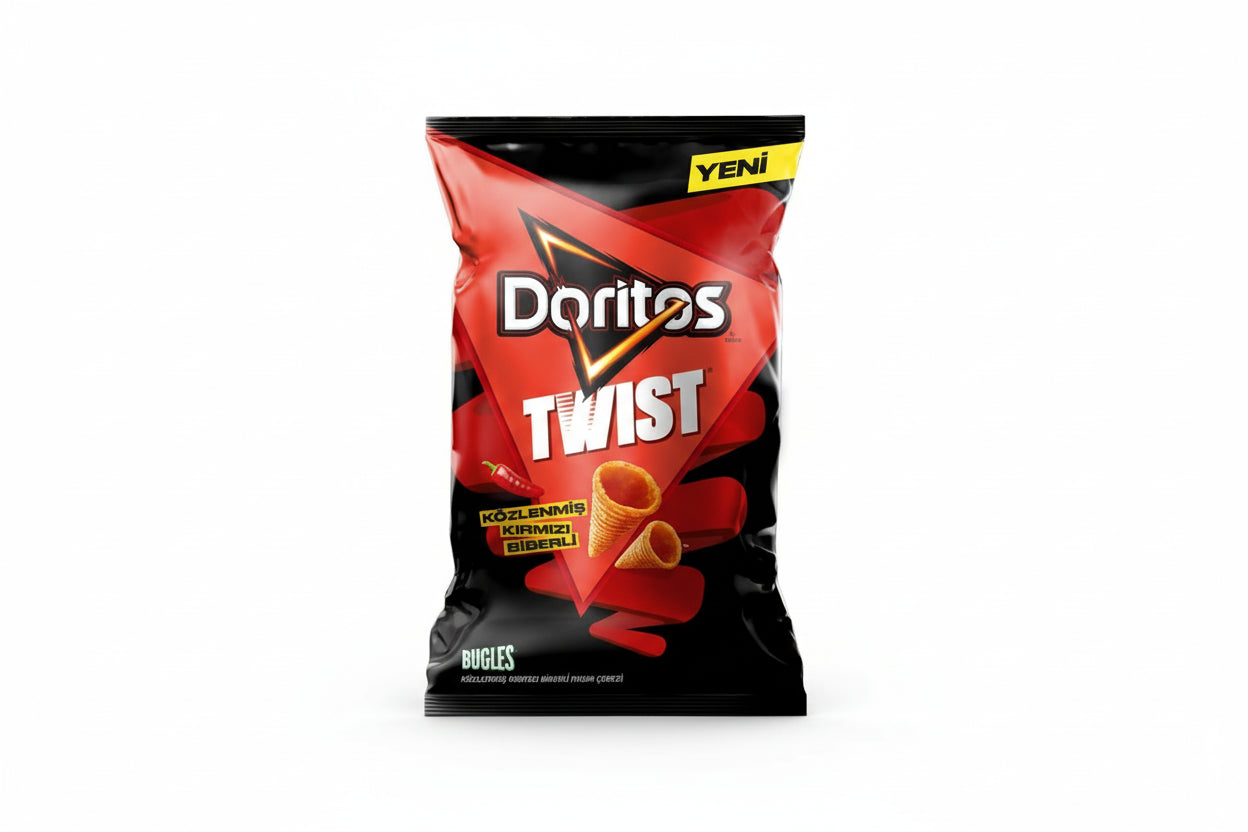 Doritos Twist Közlenmiş Kırmızı Biber Cips