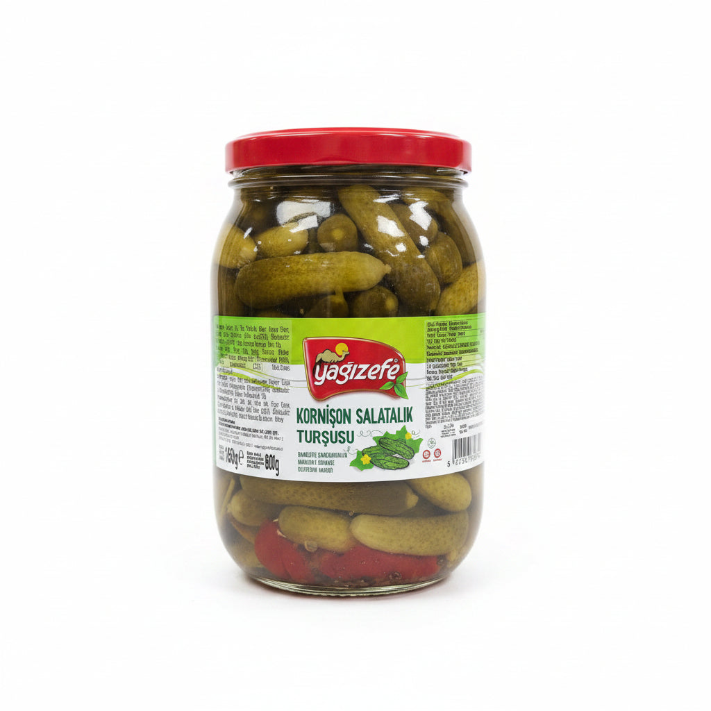 Yağızefe Kornişon Salatalık Turşusu Süzme 800gr