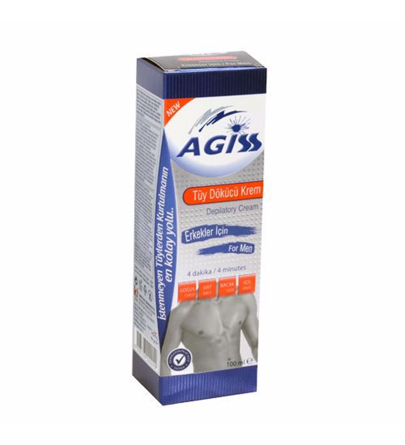Agiss Tüy Dökücü Krem Erkek 100 Ml