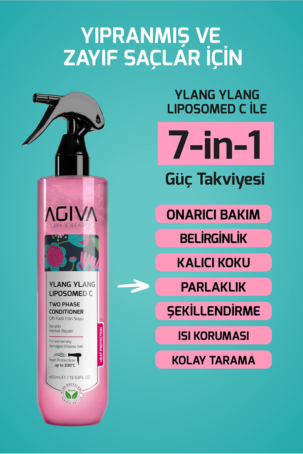 Agiva Saç Spreyi 400 ml - Batman Sanal Market