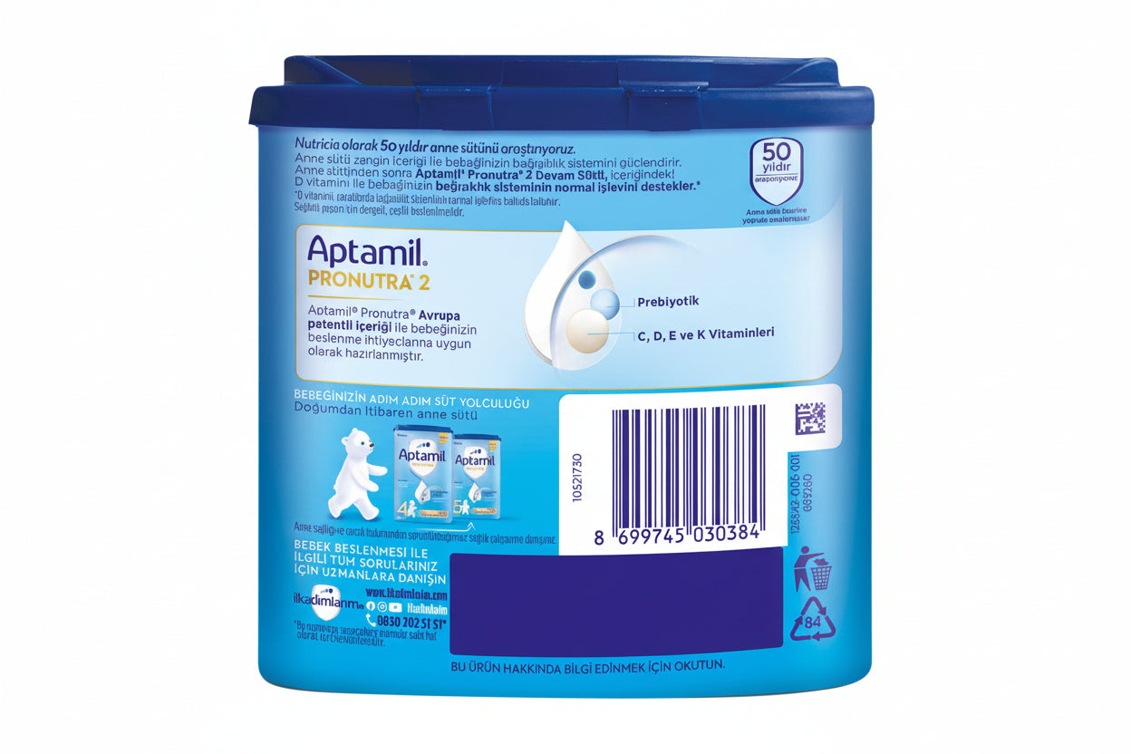 Aptamil 2 Pronutra Devam Sütü 350 Gr