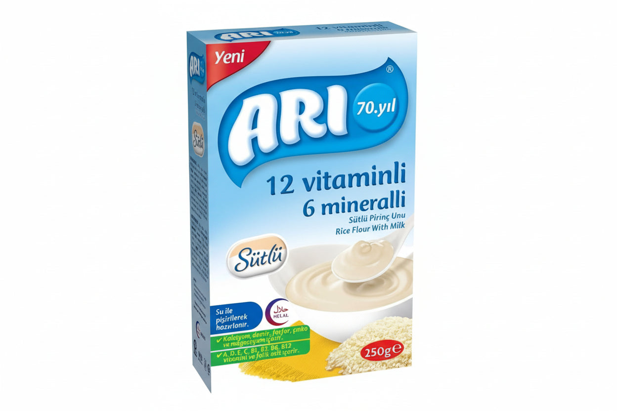 Arı Mama Pirinç Unu Sütlü 250 Gr