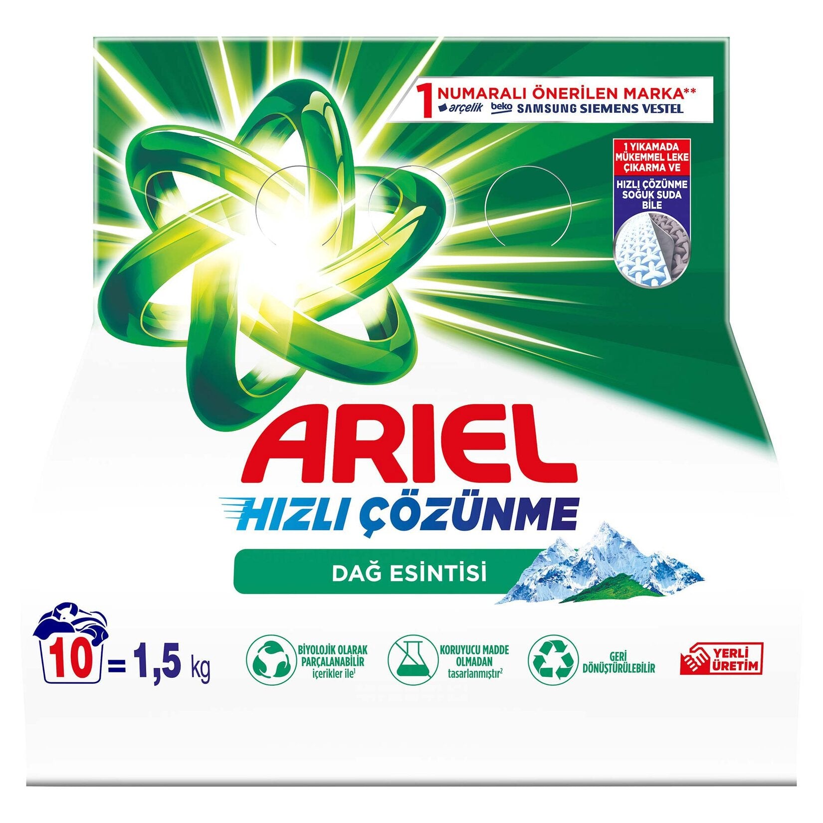 Ariel Matik 1.5 Kg Dağ Esintisi - Batman Sanal Market