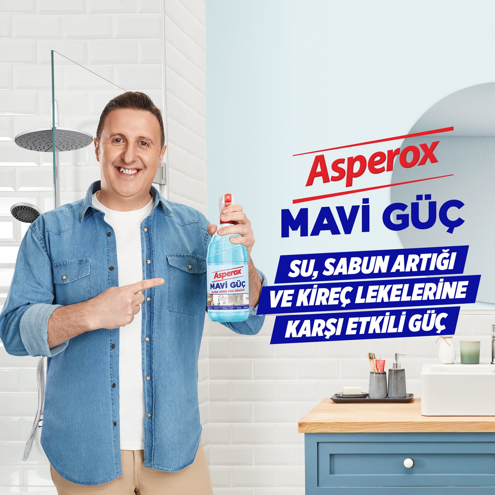 ASPEROX MAVİ GÜÇ SPREY 1 LT - Batman Sanal Market