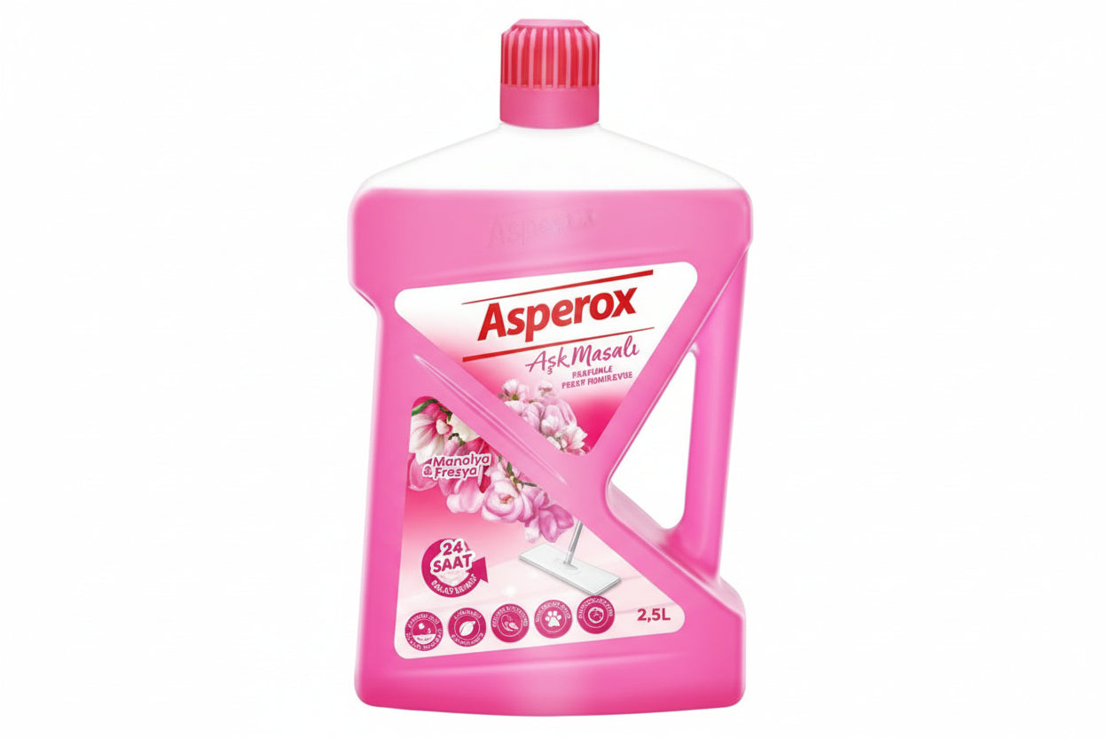 Asperox Yüzey Temizleyici 2.5 L Aşk (Pembe) - Batman Sanal Market