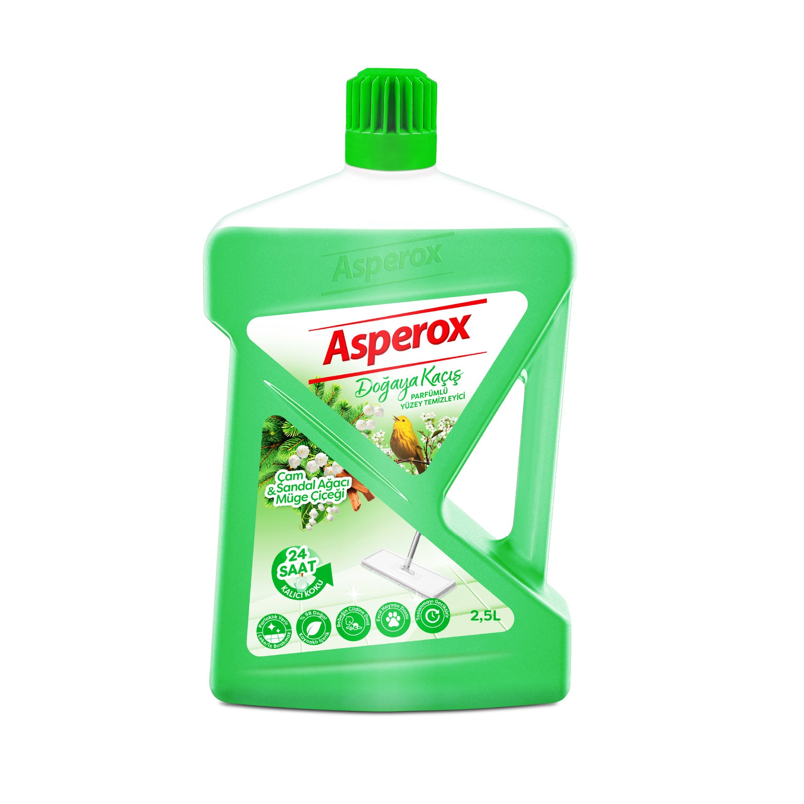 Asperox Yüzey Temizleyici Doğa (Yeşil) 2.5 L - Batman Sanal Market