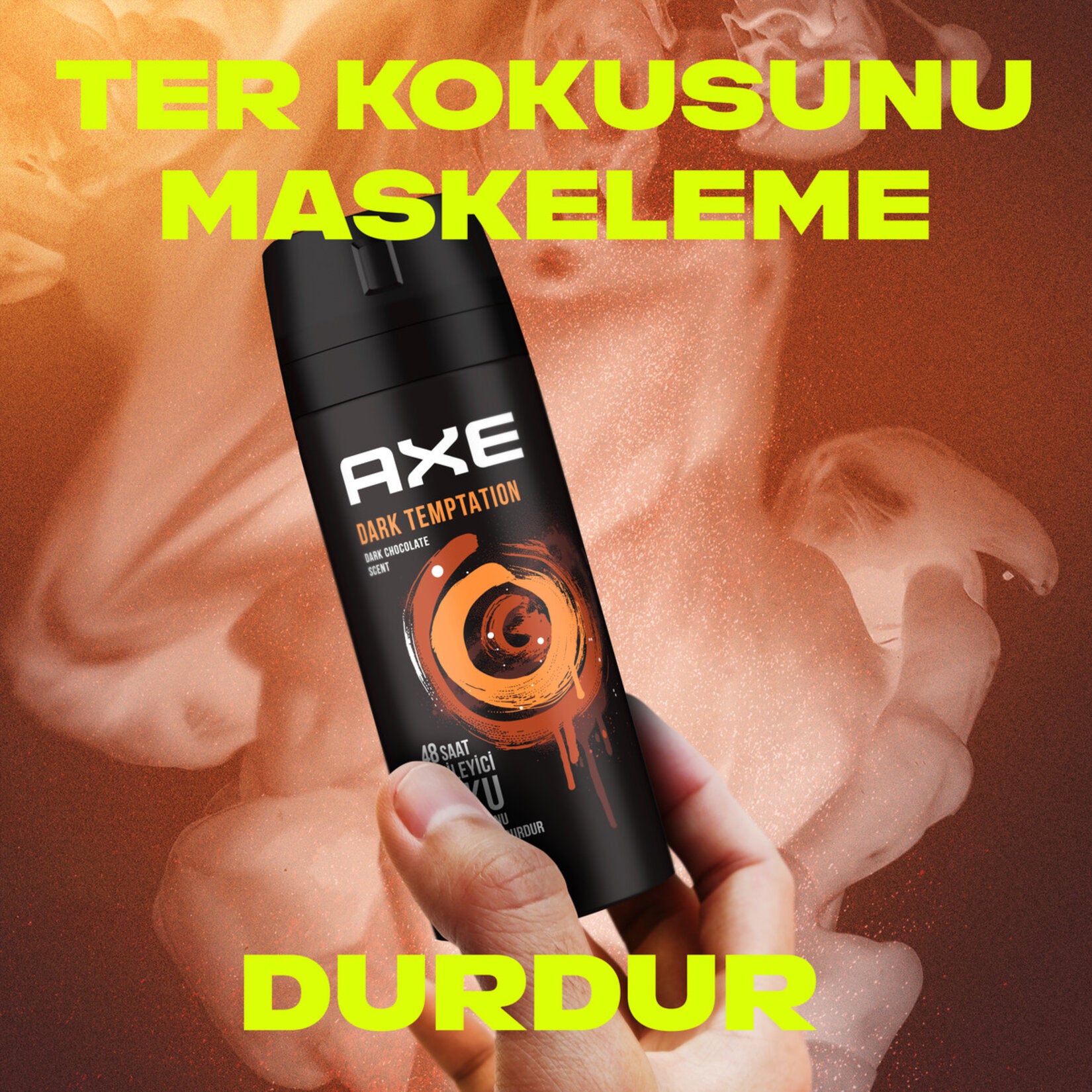 Axe Deo Dark Temptation Scent 150 ml - Batman Sanal Market