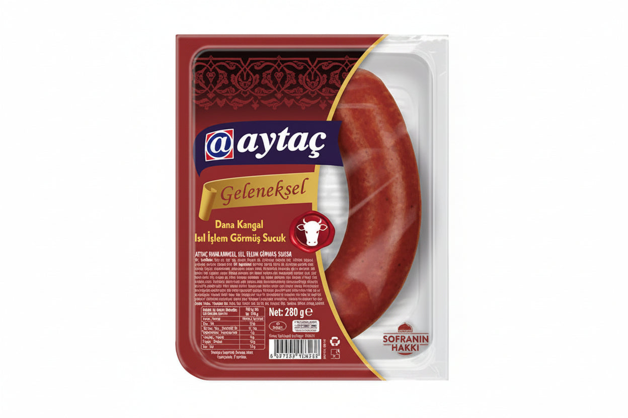 Aytaç Geleneksel Dana Kangal Sucuk 280 Gr - Batman Sanal Market