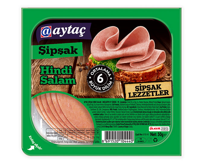 Aytaç Şimşak Hindi Salam 50 Gr - Batman Sanal Market