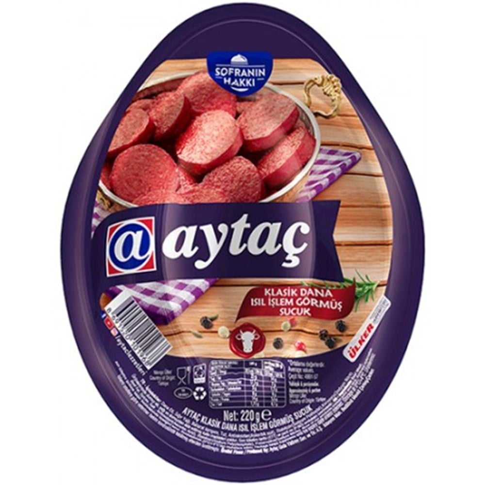 Aytac Klasik Dana Kangal Sucuk 220 Gr - Batman Sanal Market
