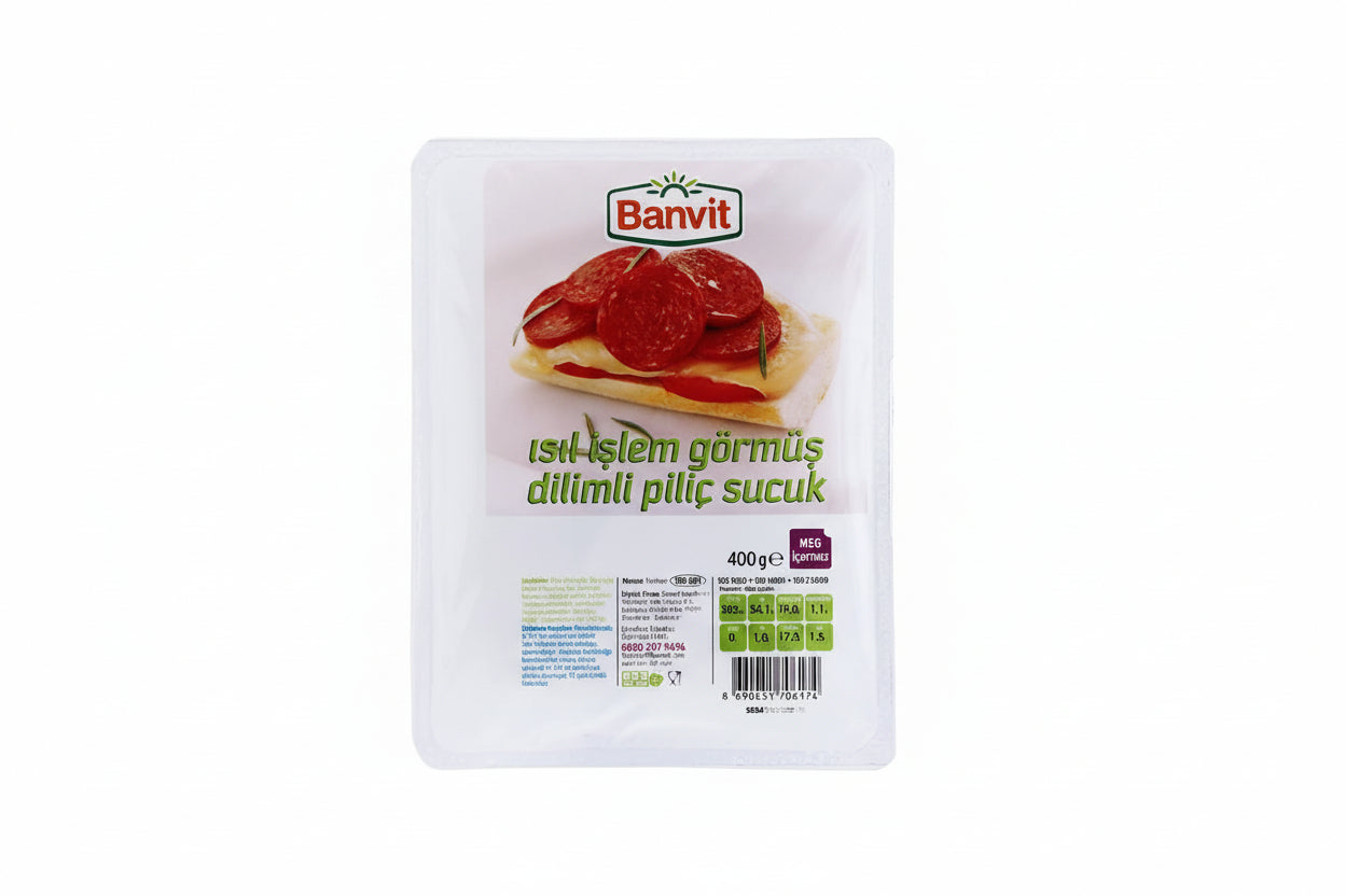 Banvit Dilimli Piliç Sucuk 400 Gr