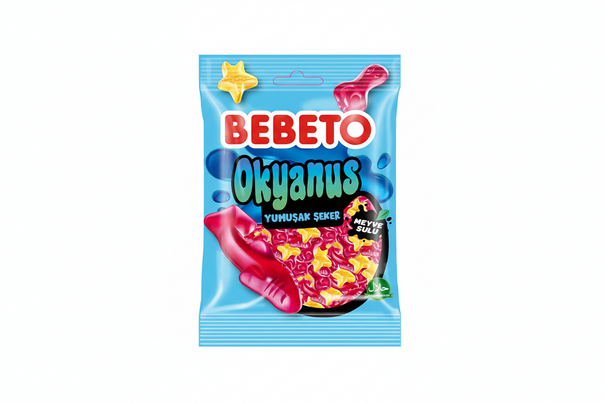 BEBETO JELİBON OCEAN PARK 80 GR - Batman Sanal Market
