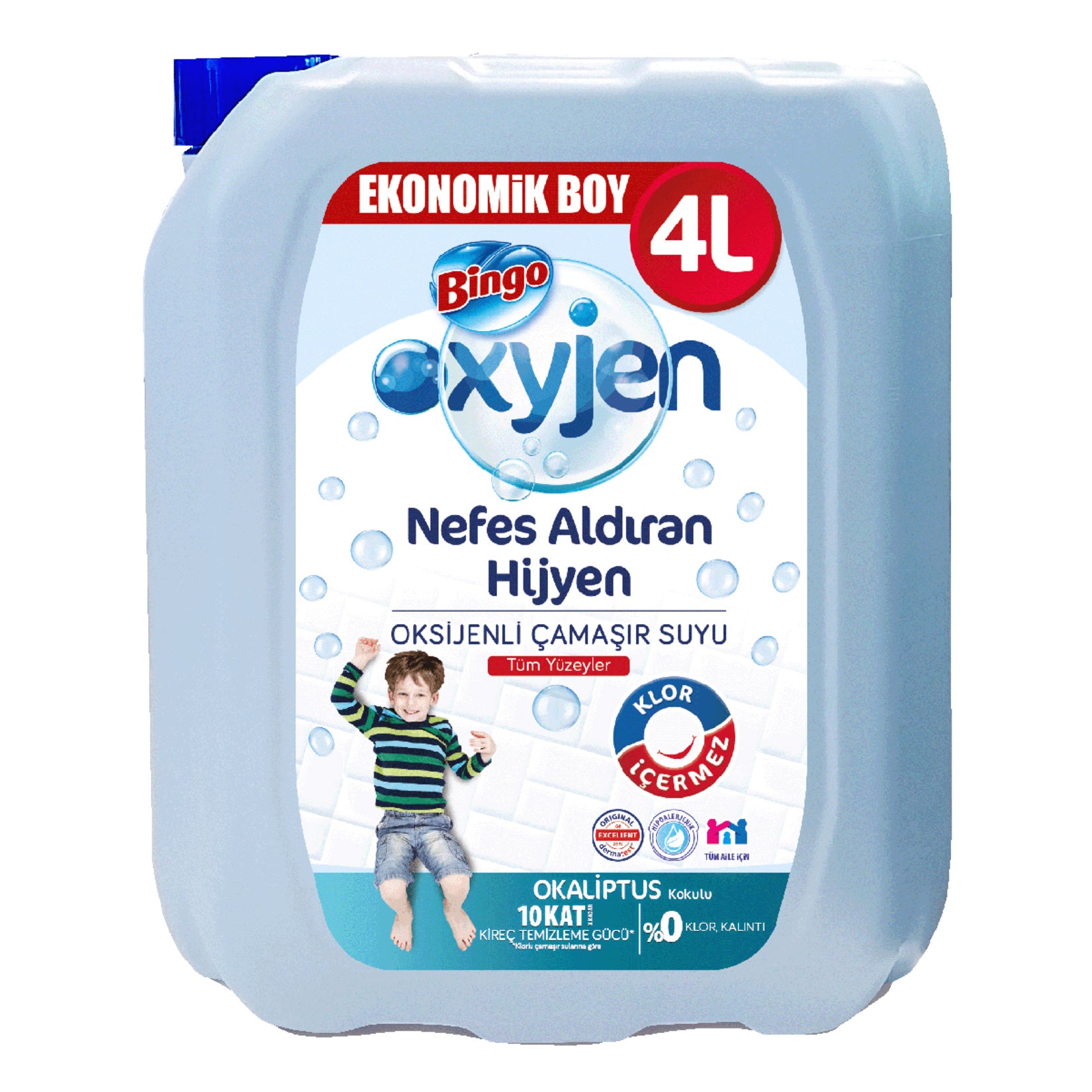 BİNGO OKSİJEN ÇAMAŞIR SUYU 4 LT - Batman Sanal Market