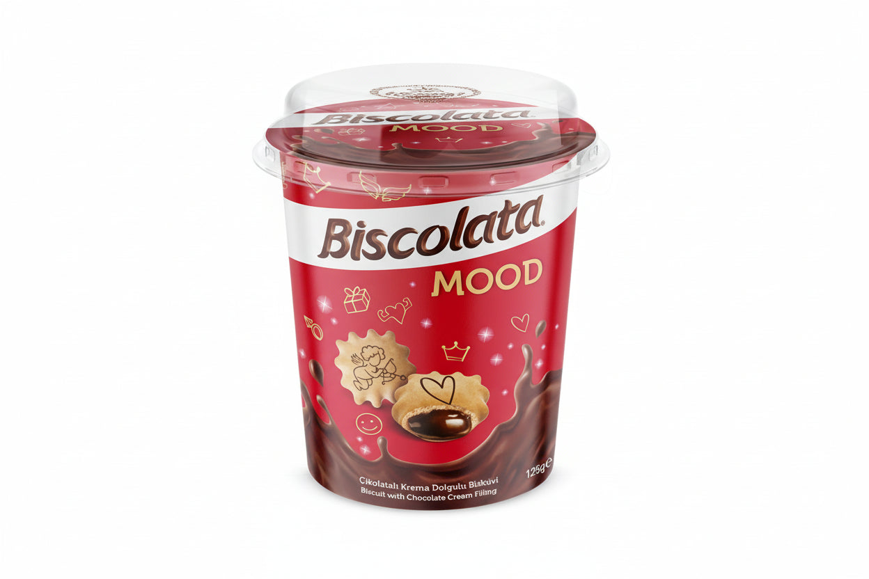 Biscolata Mood Bardak Vişneli Çikolata 125 Gr