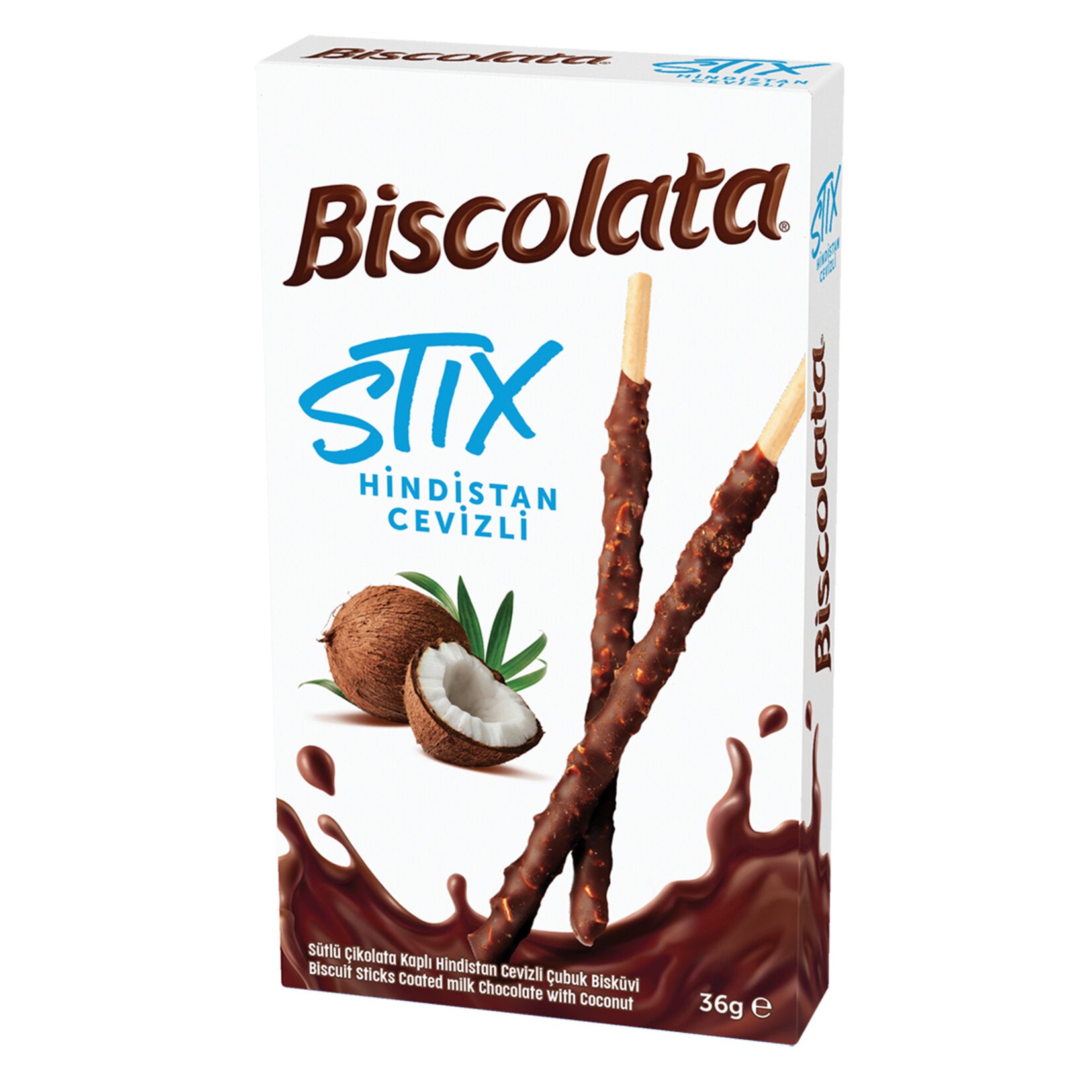 Biscolata Stick Hindistan Cevizli 36 Gr