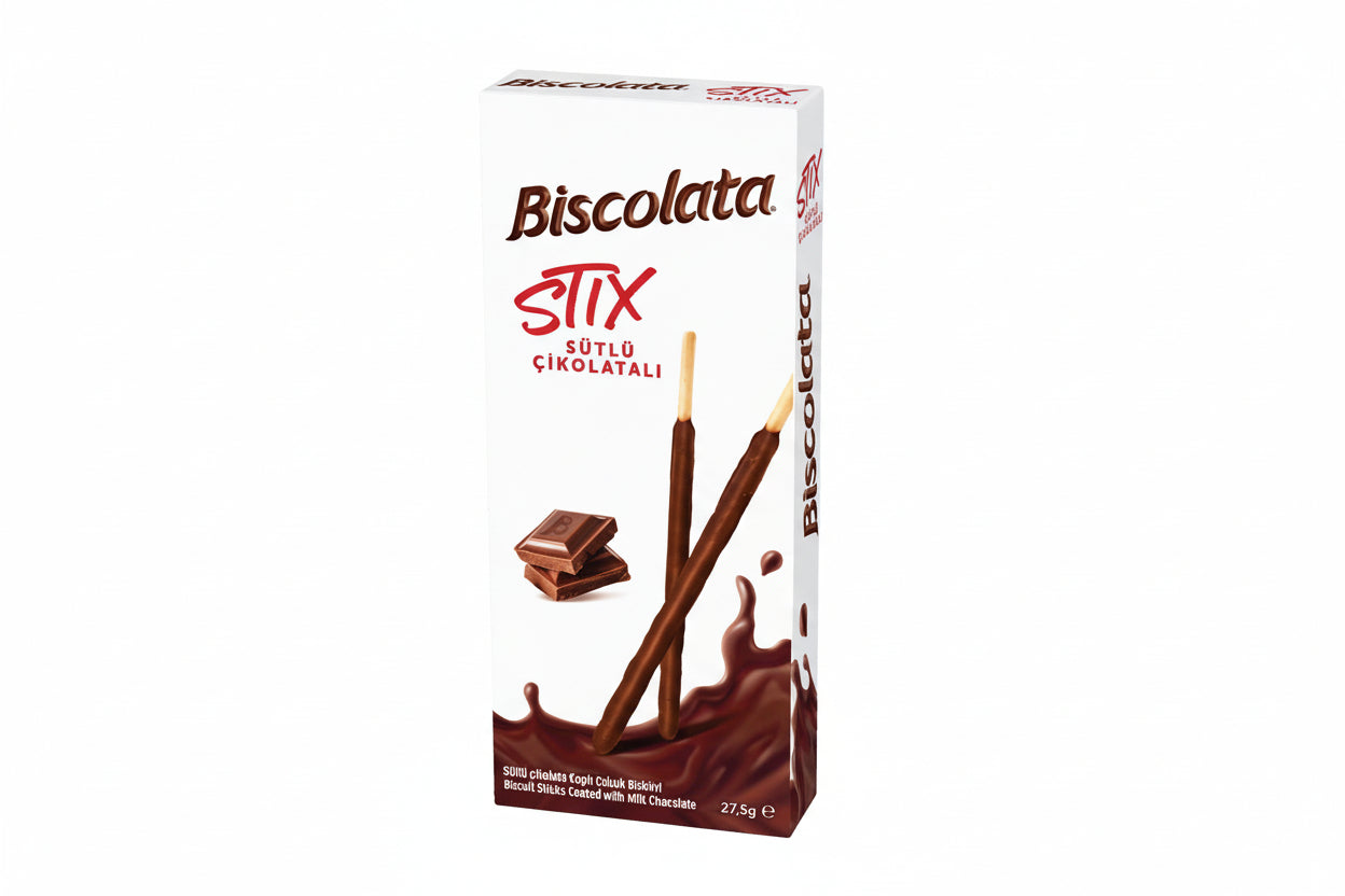 BİSCOLATA STİX SÜTLÜ ÇİKOLATALI 27,5 GR - Batman Sanal Market