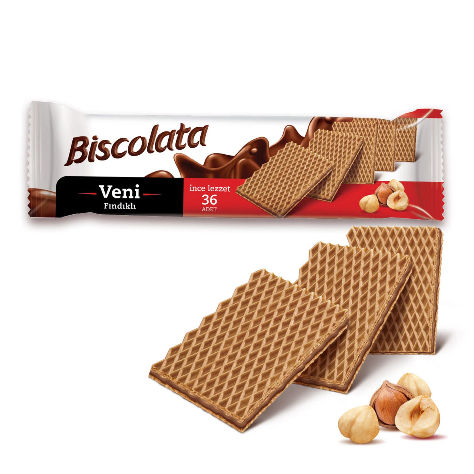 BİSCOLATA VENİ FINDIKLI GOFRET 110 GR - Batman Sanal Market