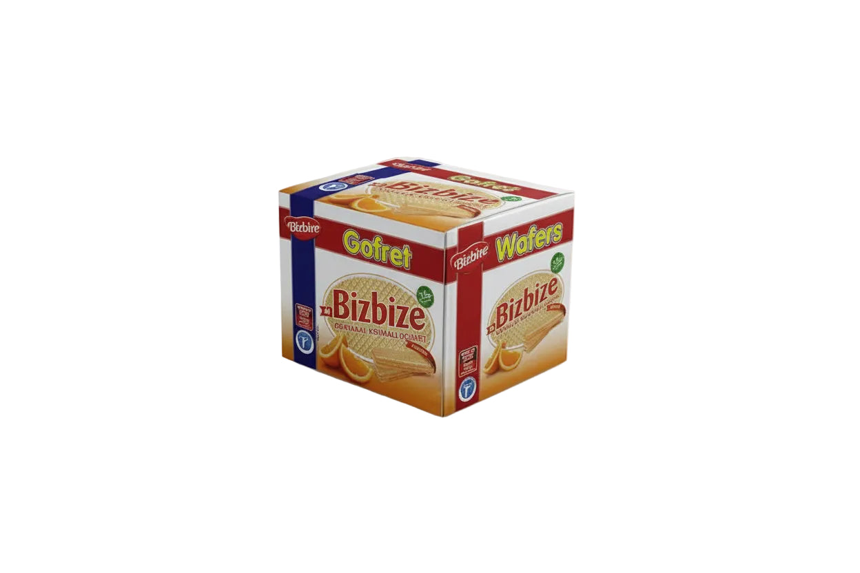 BİZBİZE GOFRET 800 GR (PORTAKALLI) - Batman Sanal Market