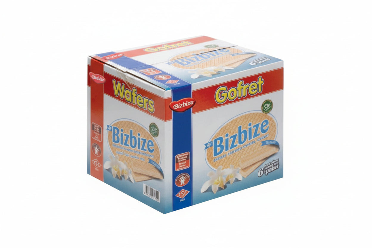 BİZBİZE GOFRET 800 GR (VANİLYALI) - Batman Sanal Market