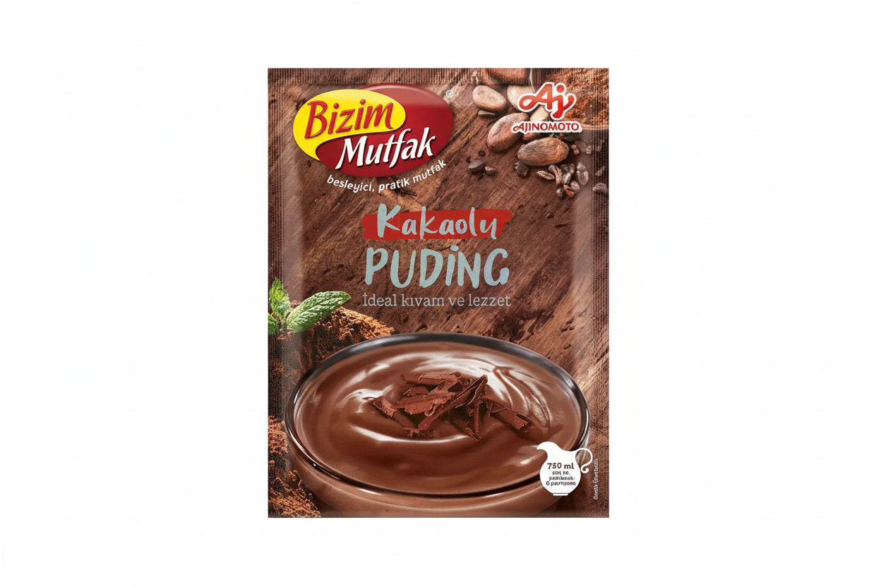 BİZİM MUTFAK KAKAOLU PUDİNG 132 GR - Batman Sanal Market
