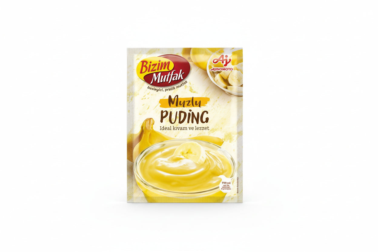 BİZİM MUTFAK PUDİNG MUZLU 120 GR - Batman Sanal Market