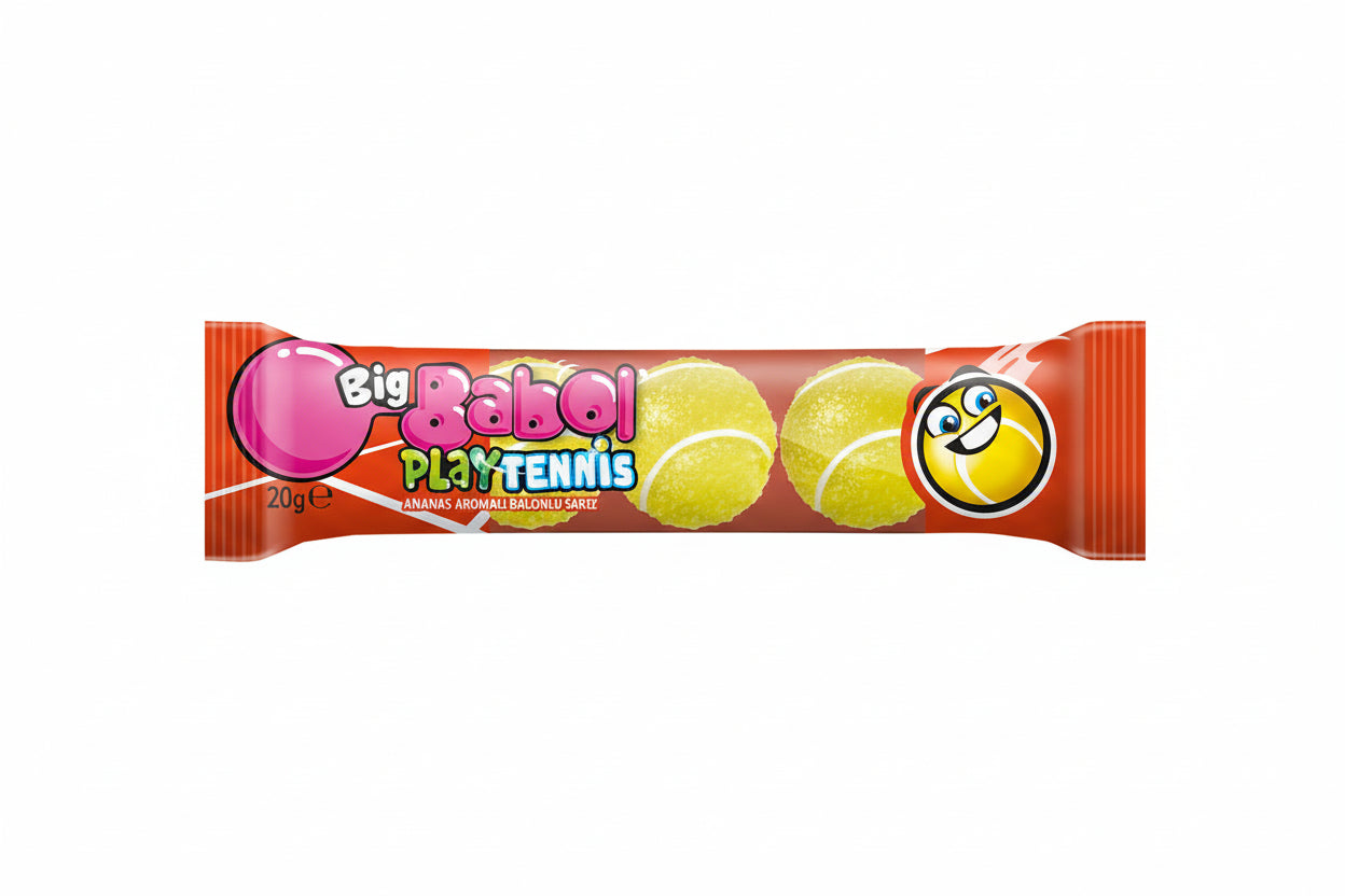 BIG BABOL PLAY TENİS 20 GR SAKIZ - Batman Sanal Market