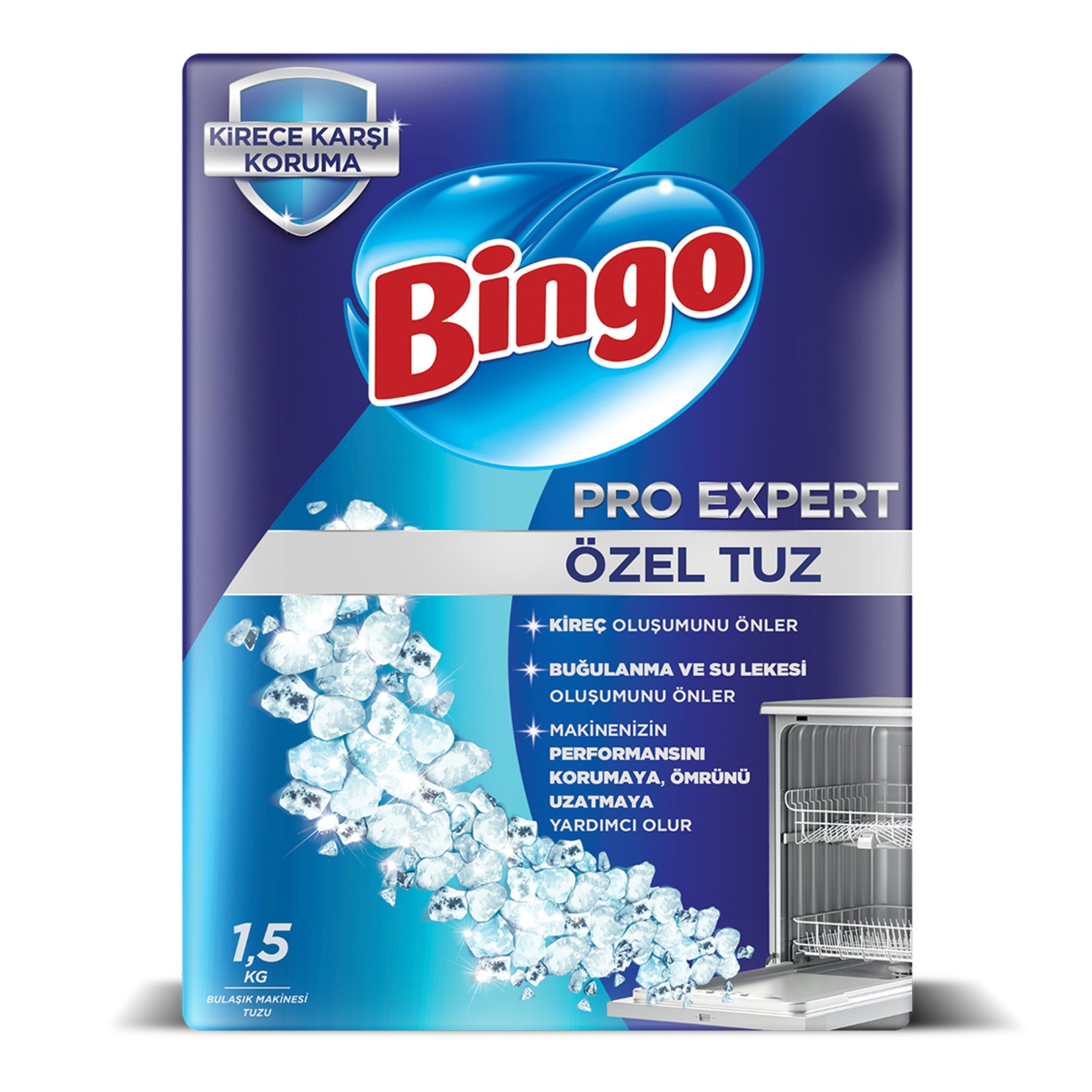 Bingo Bulaşık Makinesi Tuzu 1,5 Kg