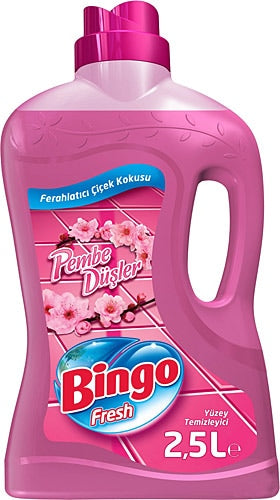 Bingo Fresh Yüzey Temizleyici 2,5 L Pembe Düşler - Batman Sanal Market