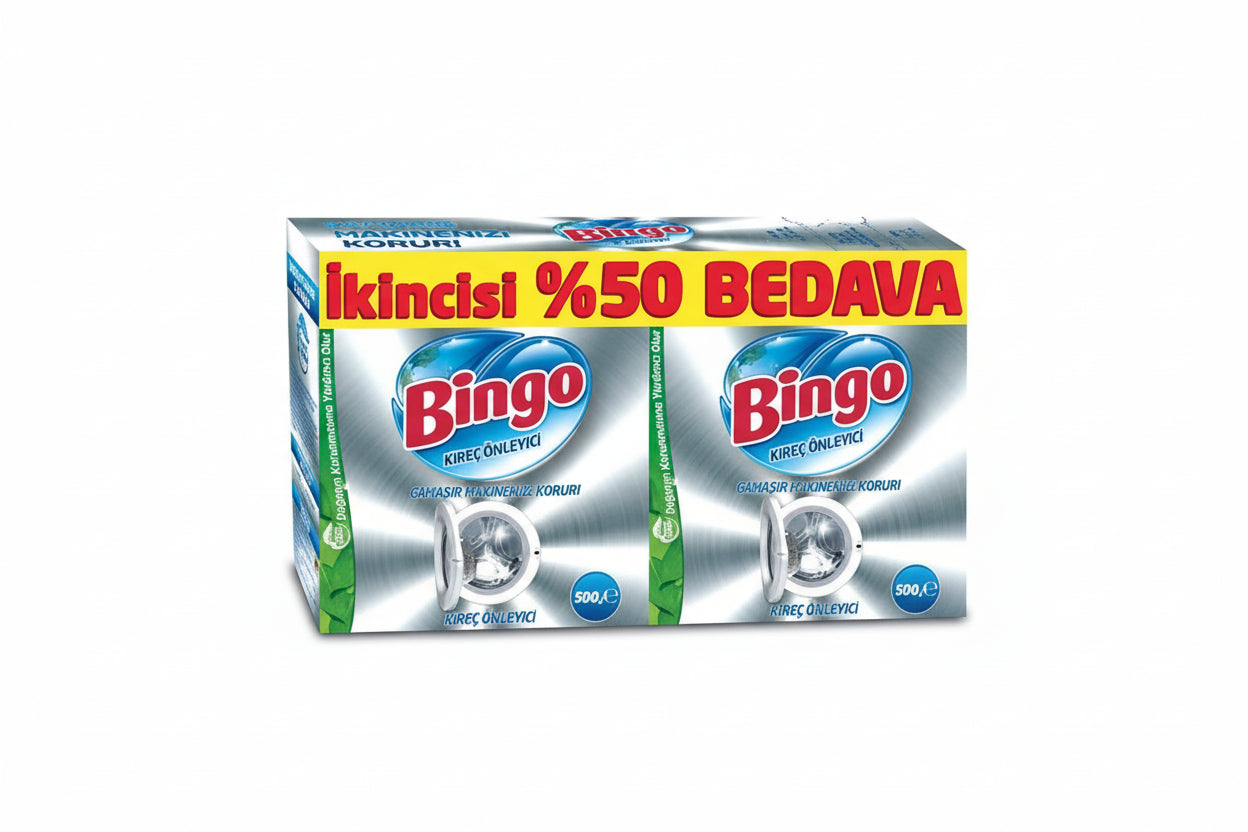 Bingo Kireç Önleyici İkiz Paket 500 gr + 500 gr - Batman Sanal Market