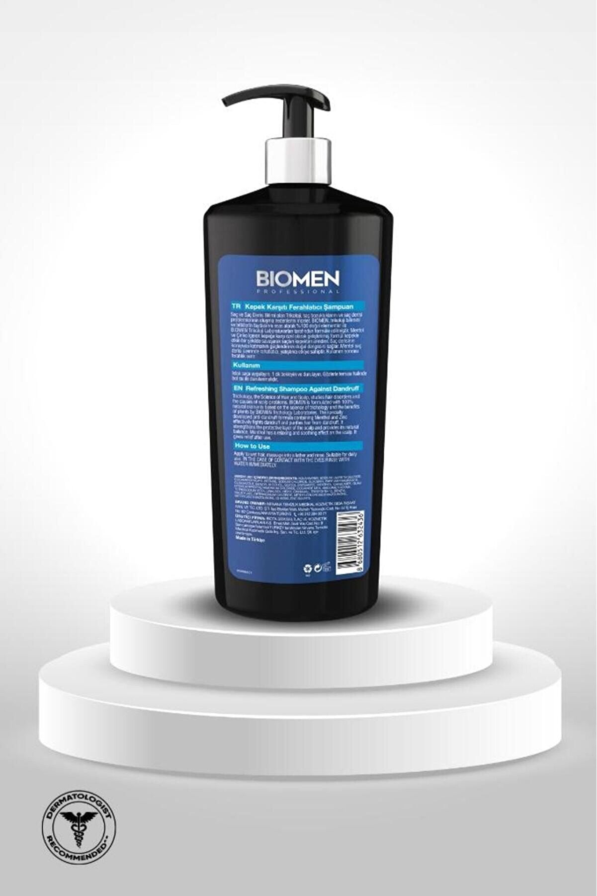Biomen Kepek Karşıtı Mentollü Şampuan 1000 ml - Batman Sanal Market