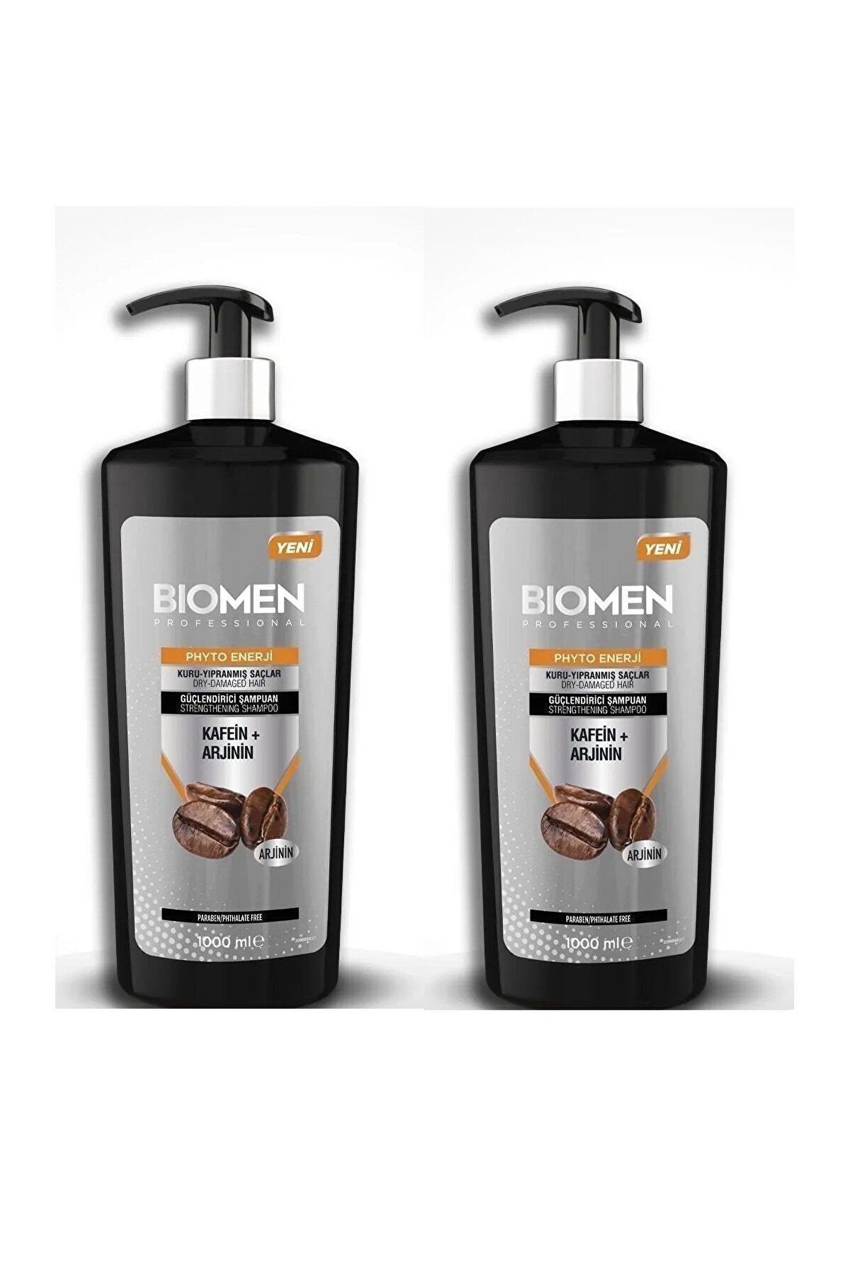 Biomen Kuru Yıpranmış Saçlar Kafeinli Şampuan 1000 ml - Batman Sanal Market