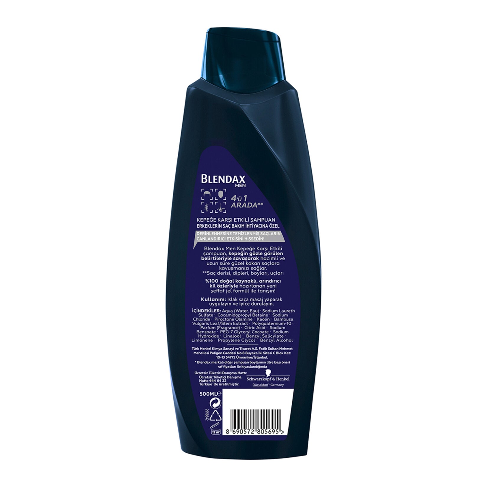 Blendax Şampuan Men Kepeğe Karşı Etkili 500 ml - Batman Sanal Market