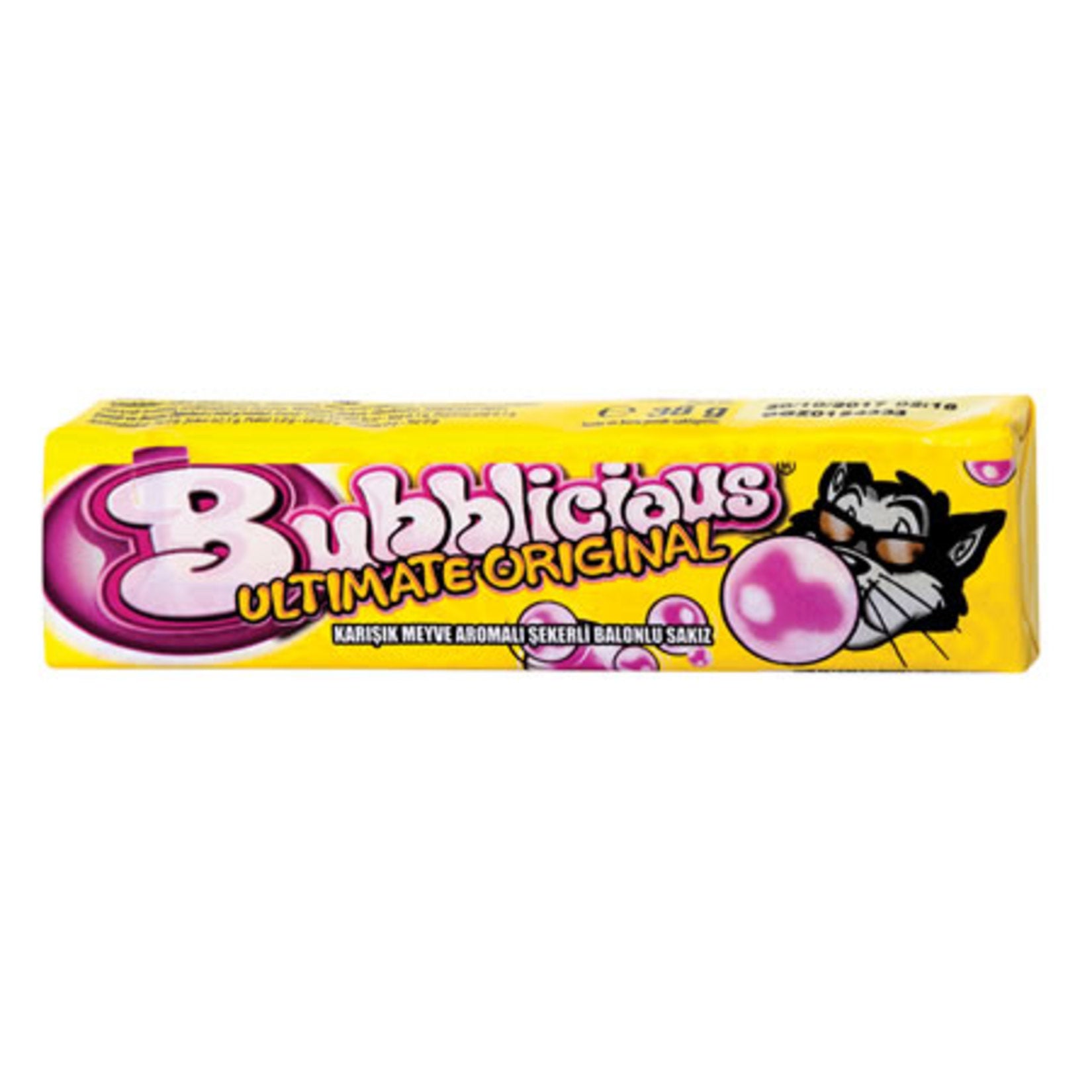 BUBBLICIOUS SAKIZ MEYVE 38 GR - Batman Sanal Market